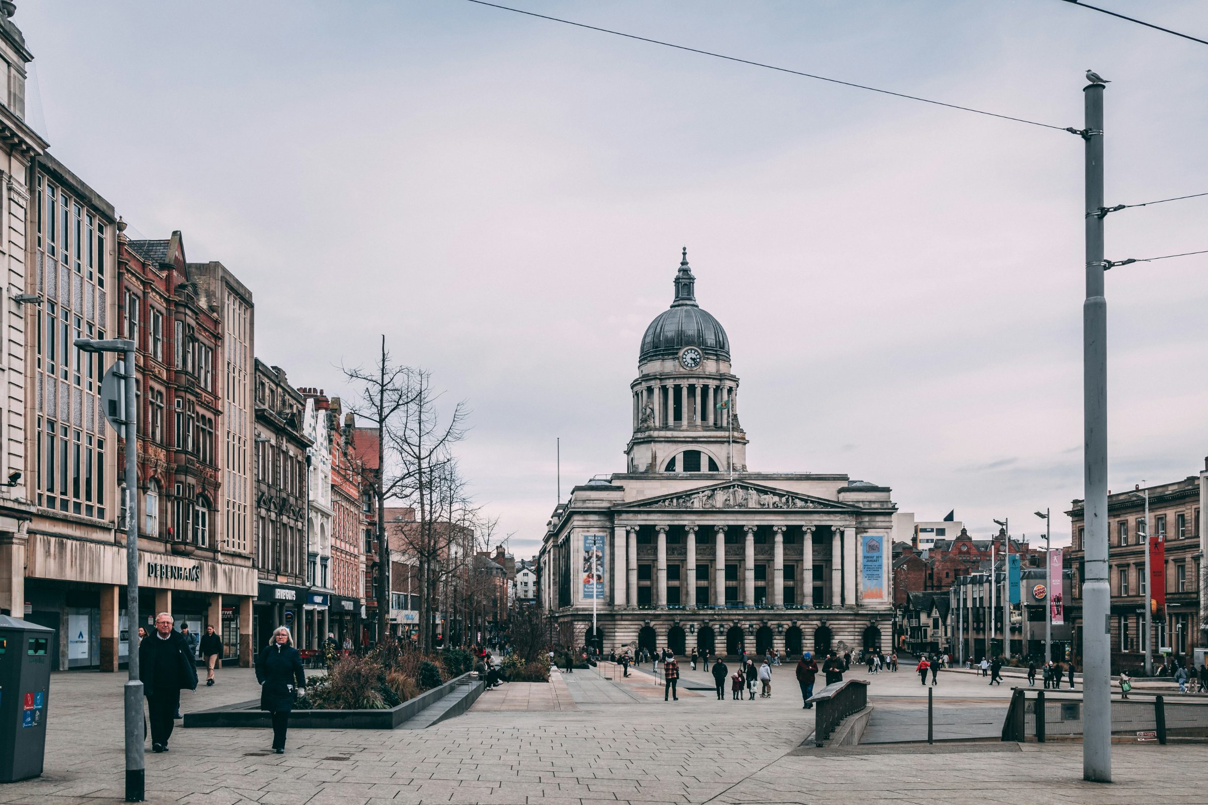 Nottingham Old Market Square and the Council House