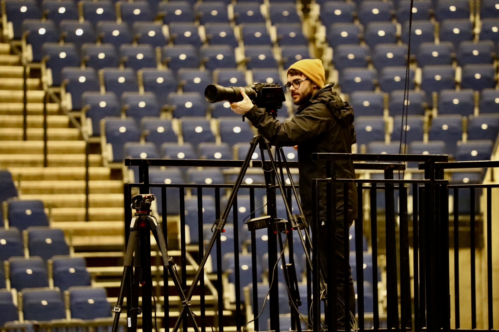 Theatre stage covered by dwmedia on tour