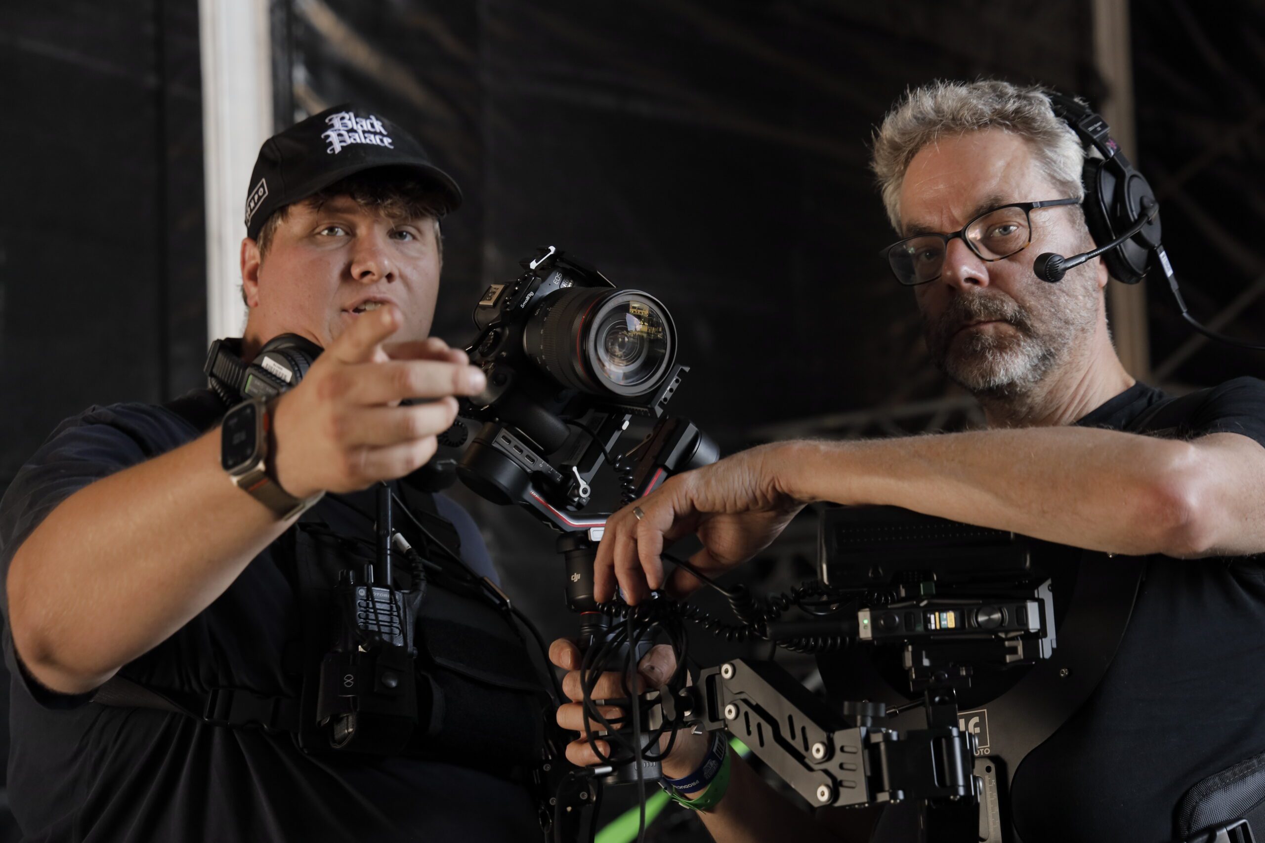 dwmedia crew running a live production